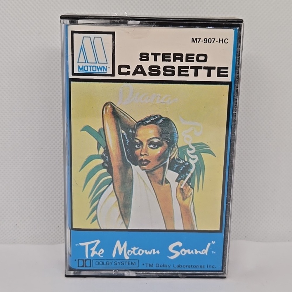 Diana Ross Ross The Motown Sound Cassette Tape Album M7-907-HC Motown Records